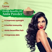 USHBI?Amla + Reetha Powder | Combo of 2 |100g each | For Hair Care |For damaged hair | Anti dullness | No chemial Only Pure  Natural | 200 Gram-thumb4