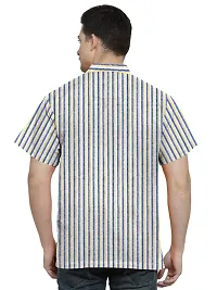 Classic Khadi Kurtas Trendy Stripes Short Kurtas for Men-thumb1