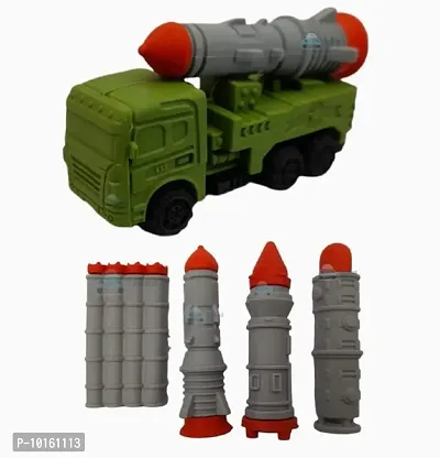 Rocket Launcher box contains rocket launch and missile themed erasers for kids-thumb0