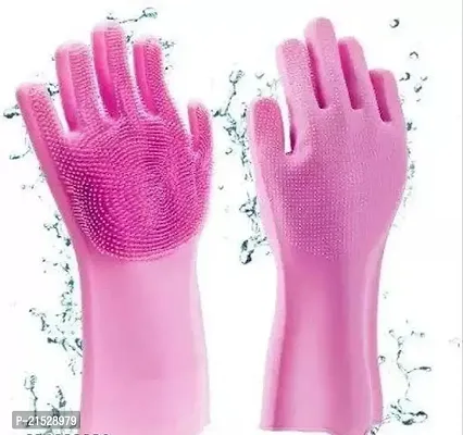 Silicone Cleaning Gloves-thumb0