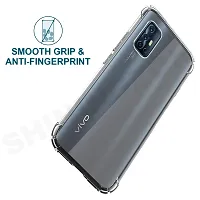 generic shockproof silicone Bumper Case back cover case for vivo v17 - transparent-thumb3