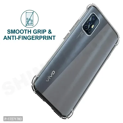 generic shockproof silicone Bumper Case back cover case for vivo v17 - transparent-thumb4
