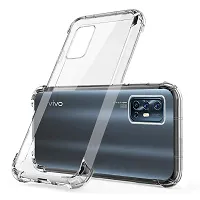 generic shockproof silicone Bumper Case back cover case for vivo v17 - transparent-thumb1