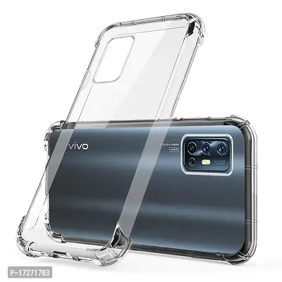 generic shockproof silicone Bumper Case back cover case for vivo v17 - transparent-thumb2
