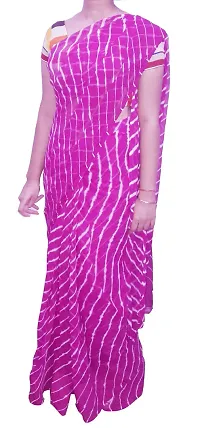 Surva Cart Rajasthani Chiffon Fabric Leheriya Saree Traditional Ethnic Sari Jaipuri Womens Fashion Dress