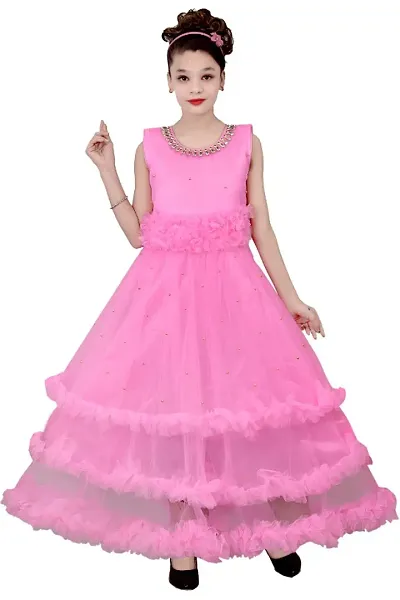 Girls Maxi/Full Length Party Dress