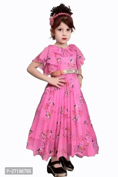 Designer Georgette Dresses For Girls-thumb2