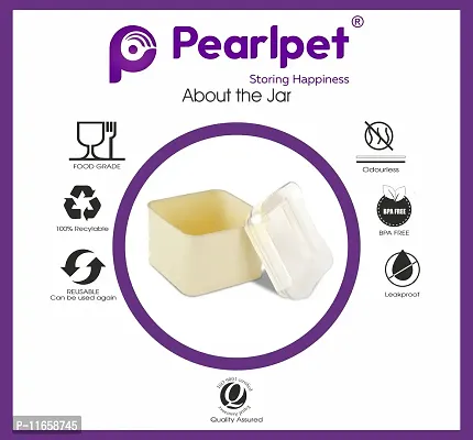 PEARLPET Store and Serve Dazzle container- Set of 3 with tray, Candy/Dry fruit/Namkeen storage airtight containers-thumb5