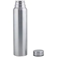 PEARLPET PROCASA Single Wall Stainless Steel Water Bottle,1L, Silver, Pack of 1 (Matt Finish)-thumb1