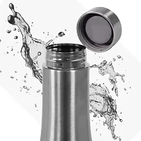 PEARLPET Stainless Steel Single Wall Water Bottle , 1 pcs - Silver , 1000 ml-thumb2