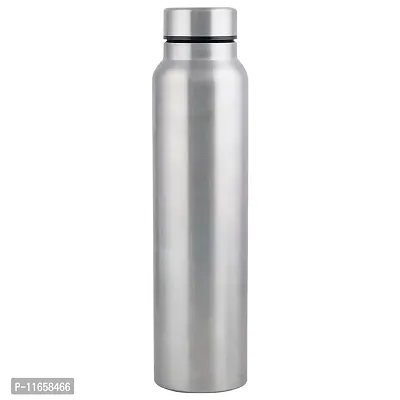 PEARLPET PROCASA Single Wall Stainless Steel Water Bottle,1L, Silver, Pack of 1 (Matt Finish)