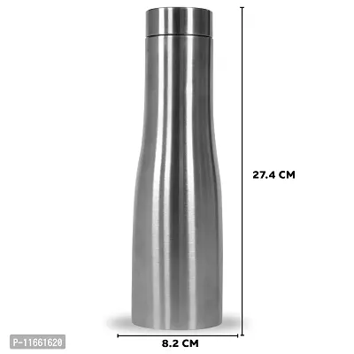 PEARLPET Stainless Steel Single Wall Water Bottle , 1 pcs - Silver , 1000 ml-thumb5