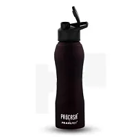 PEARLPET PROCASA 750 Ml, S.S. Black, Sportskool Slim 15/1 Steel Water Bottle,-thumb1