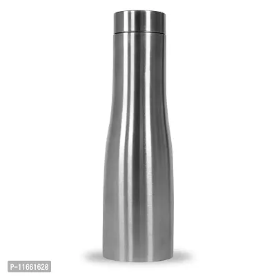 PEARLPET Stainless Steel Single Wall Water Bottle , 1 pcs - Silver , 1000 ml