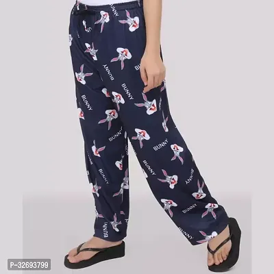 Stylish Cotton Printed Lounge Pants for Women Pack of 5-thumb2