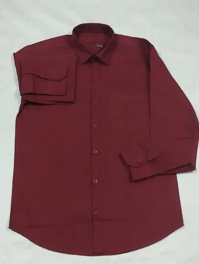 Trendy Stylish Linen Long Sleeve Formal Shirt for Men