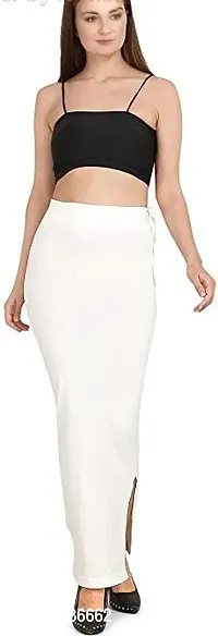 Buy Modern wear Designer Saree Shapewear, Petticoat, Skirts for Women?s  Lycra Full Elastic Shape Wear for Saree Free Size Saree Shapers (Women  Girls) (L, White) Online In India At Discounted Prices