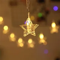 16 Photo Star Shape Clip LED String Lights for Photo Hanging, Birthday, Festival, Wedding, Party for Home, Patio, Lawn, Restaurants Home Decoration (Warm White)-thumb2