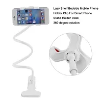 Metal Lazy Stand - Flexible | 360 Degree | Long Arm Clip | for Neck Rest-thumb3