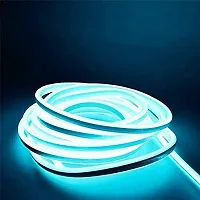 LED Strip Neon Silicone Rope Light , Water Proof IP65, Indoor and Outdoor LED Flexible Strip Light with 12V Adapter for Diwali and Christmas Home and Office Decoration 5Metre-thumb1