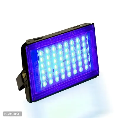 Ultra Slim Series IP65 Metal LED Outdoor Waterproof Brick Flood Light, 50W Color:Blue (Pack of 1)