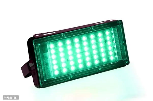 Ultra Slim Series IP65 Metal LED Outdoor Waterproof Brick Flood Light, 50W (Pack of 1, Color: Green)