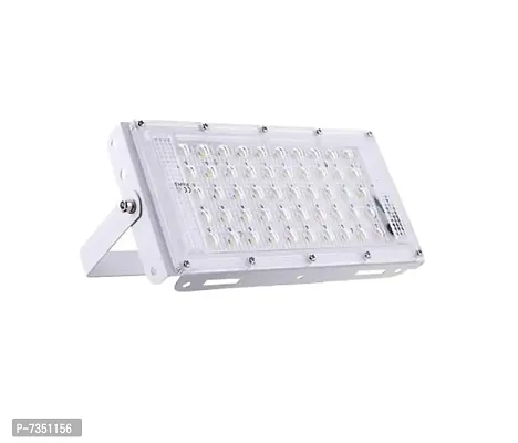 Ultra Slim Series IP65 Metal LED Outdoor Waterproof Brick Flood Light, 50W (Pack of 1, Color: White)