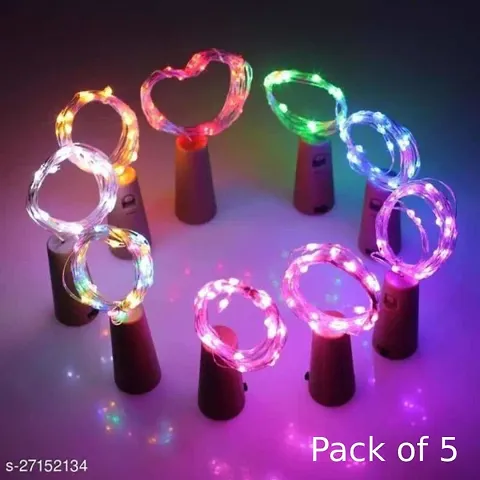 Multicolored Cork Lights for Home Decoration