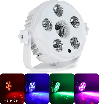 6 LED Par Light RGB Multi Color Reflection and Mixing Light for Mandir/Disco/Party/DJ Club/Diwali/Birthday / (Pack of 1)