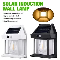 Solar Powered Outdoor Light || Wall Lamp Courtyard Human Induction Lamp for Garden  Outdoor. Wireless Motion Sensor Lanterns with 3 Lighting Modes (Pack of 1)-thumb1