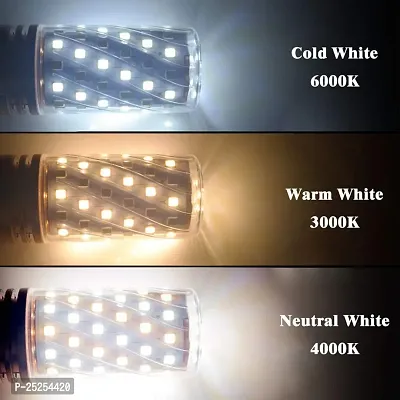 6 Watt, 3 in 1 Led Bulb, Cool White, Warm White, Neutral White LED Bulb, E27 (Multicolor Pack Of 2)-thumb2