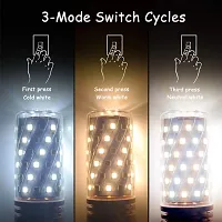 6 Watt, 3 in 1 Led Bulb, Cool White, Warm White, Neutral White LED Bulb, E27 (Multicolor Pack Of 2)-thumb3