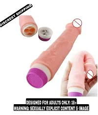 8.75 Inch SILICON Dildo Vibrating G Spot Clit Vibrator, Realistic Penis Sex Toy Couples. Perfect Gifts-PREMIUM DILDO-thumb1