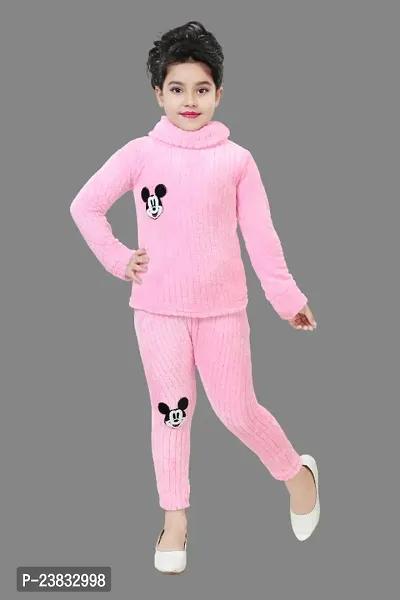 GIRLS PARTY WEAR TOP PANT SWEATER SET-thumb0