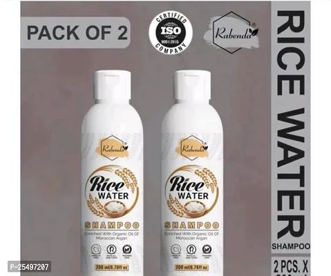 Rabenda Rice Water Conditioning Shampoo -200ml | Keratin Protein | Rice Water