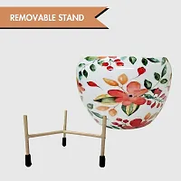 Classic Floral Print Metal with Stand Pack of 1-thumb1