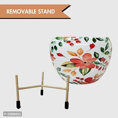 Classic Floral Print Metal with Stand Pack of 1-thumb2