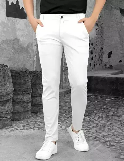 Stylish White trousers For Men