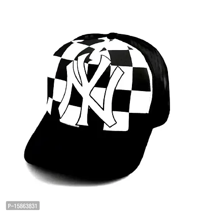 Michelangelo Half Net for Men/Girl/Womens Unisex Cap 8 Options (Blackwhite)