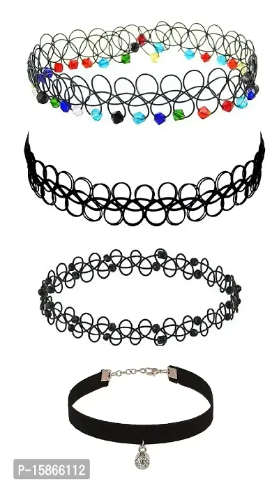 Michelangelo Chokers Combo for Girls and Womens