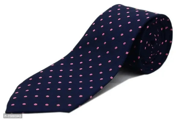 Michelangelo Boy/Men's Navy Self Design Micro Fiber Tie N-24