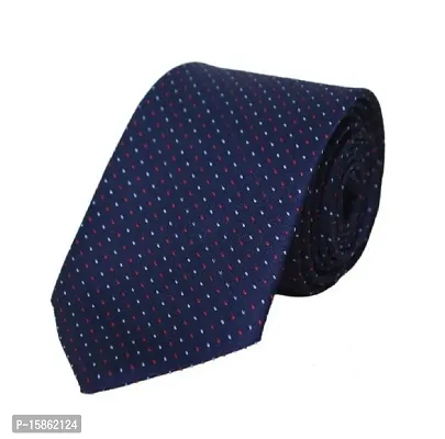 FashMade Men's Formal Tie Combo of 6 5 4 3 2 1 10 option to select Micro Fibre Tie 2.75 inches broaf (Navy Black)-thumb3