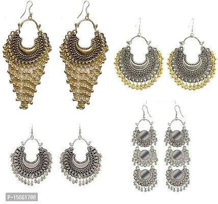 FashMade Earrings Combo-Pack of 4-thumb0