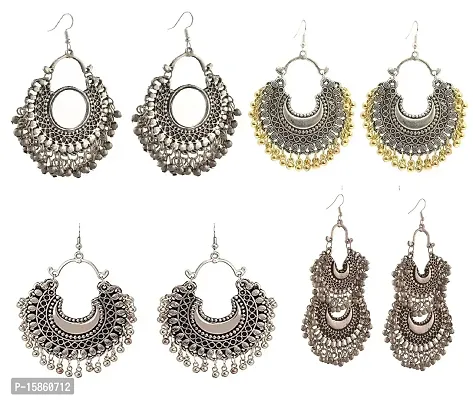 FashMade Earrings Combo-Pack of 4