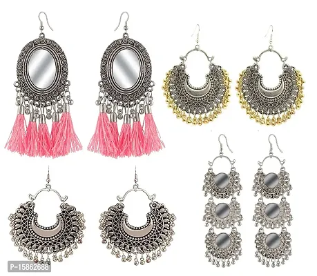 FashMade Earrings Combo-Pack of 4