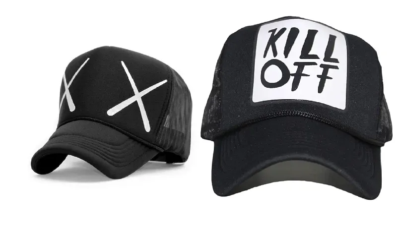 Michelangelo Unisex Kill Off Cap - Combo Pack of 2 (Multicolor)