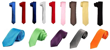 FashMade Ties combo of 14 ties satin ties