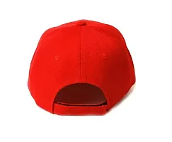 Michelangelo Red Cotton Cap-thumb1