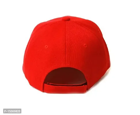 Michelangelo Red Cotton Cap-thumb2