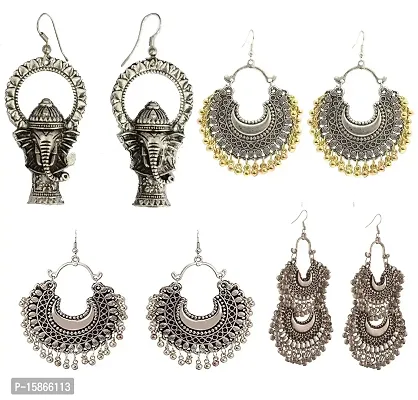 FashMade Earrings Combo-Pack of 4